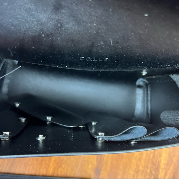 Colle Classic-Pro Demi  Black  Makeup Artist Leather Tool Bag Belt Bag Crossbody - Picture 15 of 16